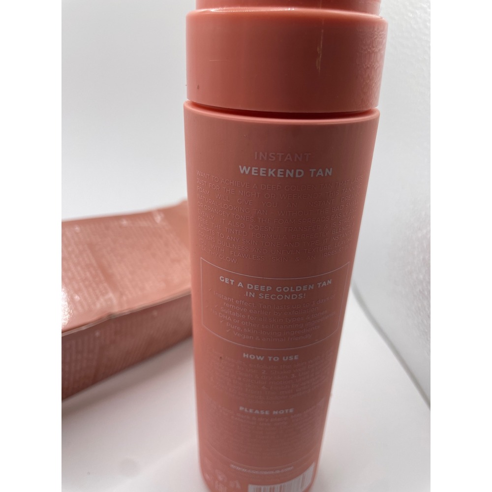 Cocosolis Solis Instant Weekend Tan Foam 200ml 6.7 Fl Oz Natural Glow - Picture 7 of 8